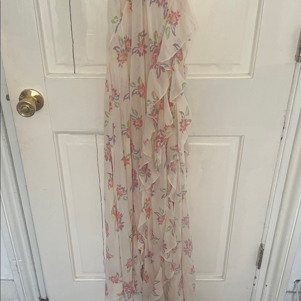 Free People stop and stare floral maxi sheer dress size xs nwot - Picture 7 of 10